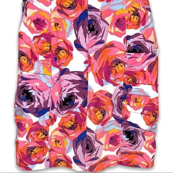 Nanette Lepore Candy Girl Floral Mini Dress Rose - Picture 8 of 8